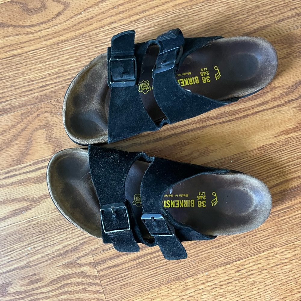 Birkenstocks, Black, Woman’s (size 8)